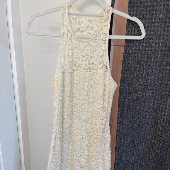Ivory Hollister Lace Bodycon Mini Dress - Picture 2 of 3